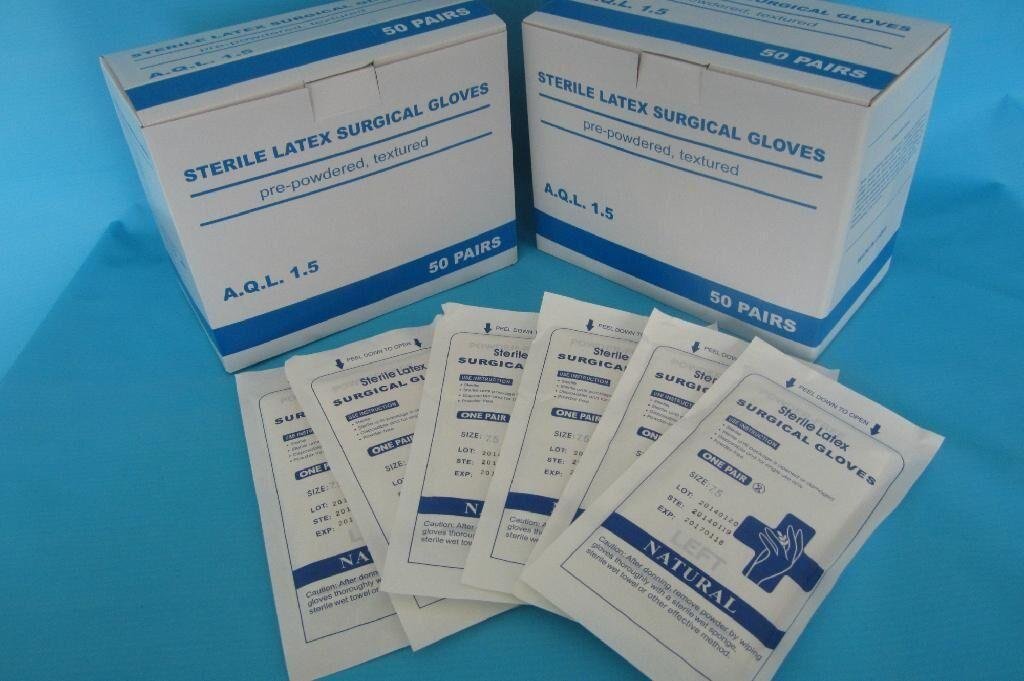 surgical latex  gloves   medical  latex  rubber gloves  7