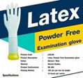  latex examination gloves   medical  rubber gloves 