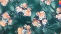 digital printing 100% polyester dress fabric 