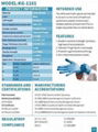 disposable Nitrile examination gloves blue nitrile gloves