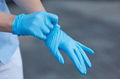 disposable Nitrile examination gloves blue nitrile gloves