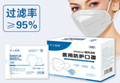  medical N95 mask  high filtration efficiency face surgical mas