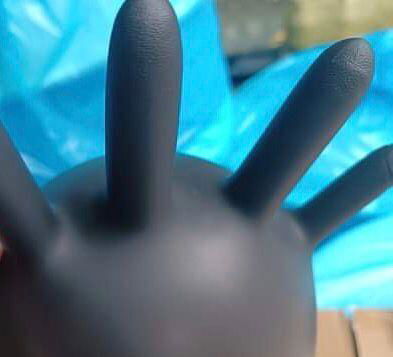 disposable Blue  Nitrile examination gloves blue nitrile gloves 2