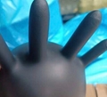 disposable Black  Nitrile examination gloves blue nitrile gloves 1