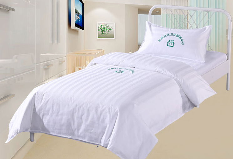 100% cotton  /polyester  hospital  bed  sheet   4