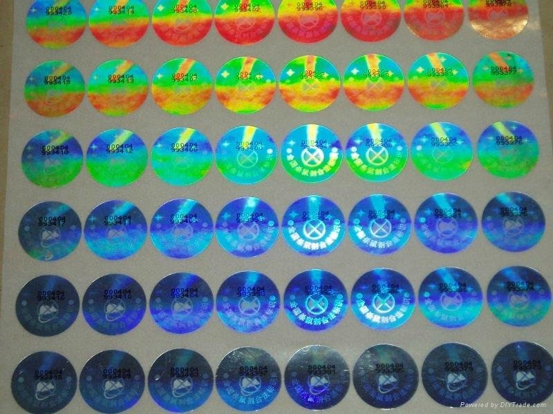 encoded laser stickers 2