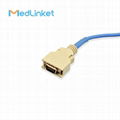 14pin>DB9 SpO2 sensor extension cable compatible for Masimo