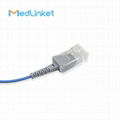 14pin>DB9 SpO2 sensor extension cable compatible for Masimo