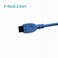 Med-Linket oximeter adult silicone soft spo2 probe,0.9m