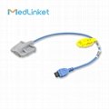 Med-Linket oximeter adult silicone soft spo2 probe,0.9m
