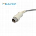Mindray T5 T8 spo2 extension cable ,Round 8p>DB9F