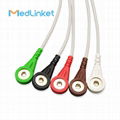 SPACELABS Series90300 5lead ECG cable with leadwires,Snap,AHA