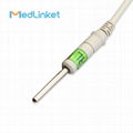 Nihon Kohden Cardiofax6151 10lead EKG cable,clip,AHA