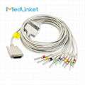 Nihon Kohden Cardiofax Q ECG-9110K 10lead EKG cable,banana,IEC