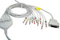 MORTARA ELI100 12lead EKG cable with leadwires,banana