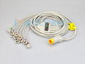 MORTARA Surveyor 12lead EKG cable with leadwires,banana