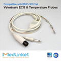 Veterinary ECG & Temperature probes