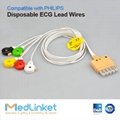 Philips Disposable 5lead ECG Leadwires 