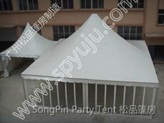 Pagoda Tent 10m With Transparent PVC Wall