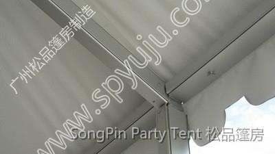 Pagoda Tent 10m With Transparent PVC Wall 3