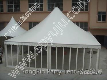 Pagoda Tent 10m With Transparent PVC Wall 5