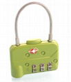 TSA 3-digit cable l   age lock 2