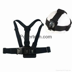 Gopro Chest harness mount and Gopro head