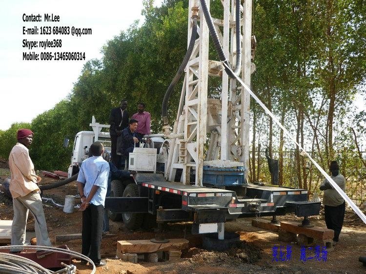 the cheapest Chinese truck mounted water well drilling rig  4