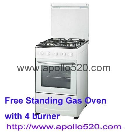 Kitchen Equipment Gas Cooking Range with Oven 