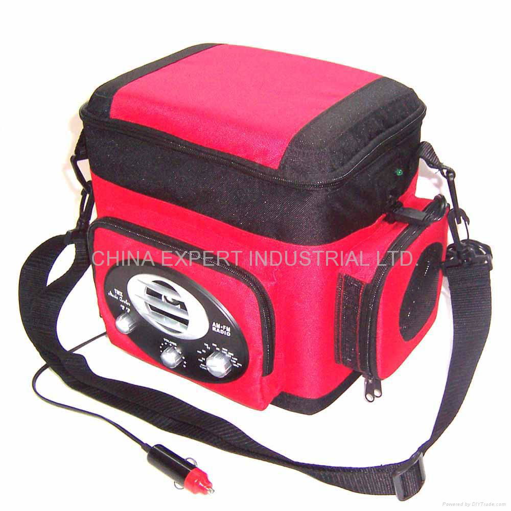 6-Liter Cooler Bag AM.FM Radio 2