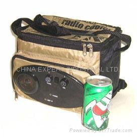 12-Can Cooler Bag Radio with Speaker 2