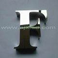 Mirror Stainless Steel Channel Letter Sign 1