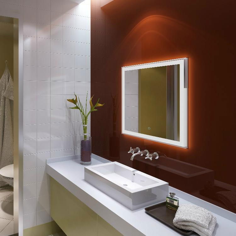  touch screen illuminated bathroom mirror with led light 5
