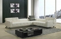 modern leather sofa with functioning