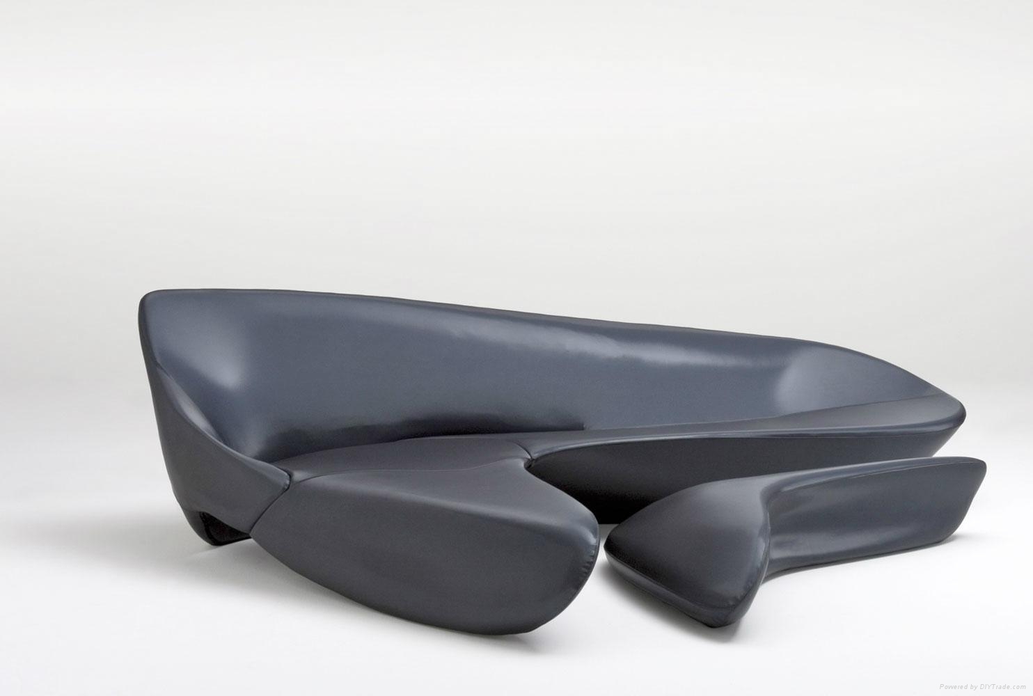 Zaha Hadid Moon Sofa From Moon System Sofa and Ottoman by B&B Italia moon sofa 4