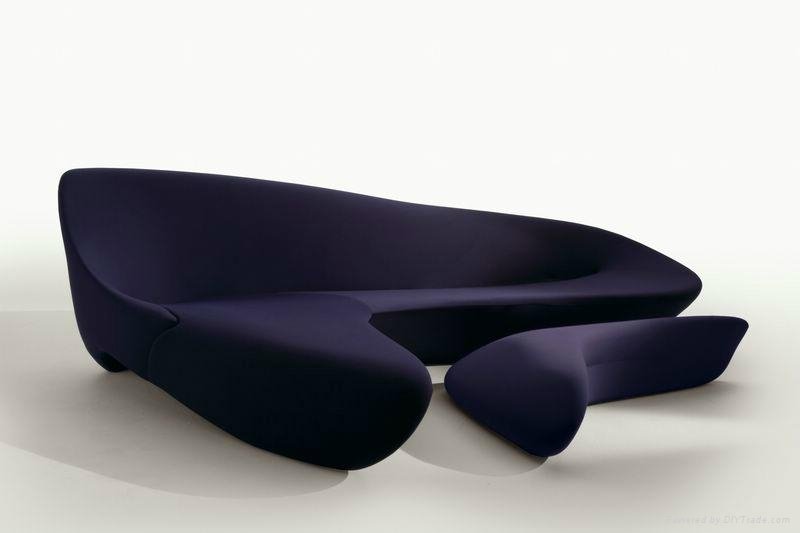 Moon Sofa with Ottoman From Moon System Sofa