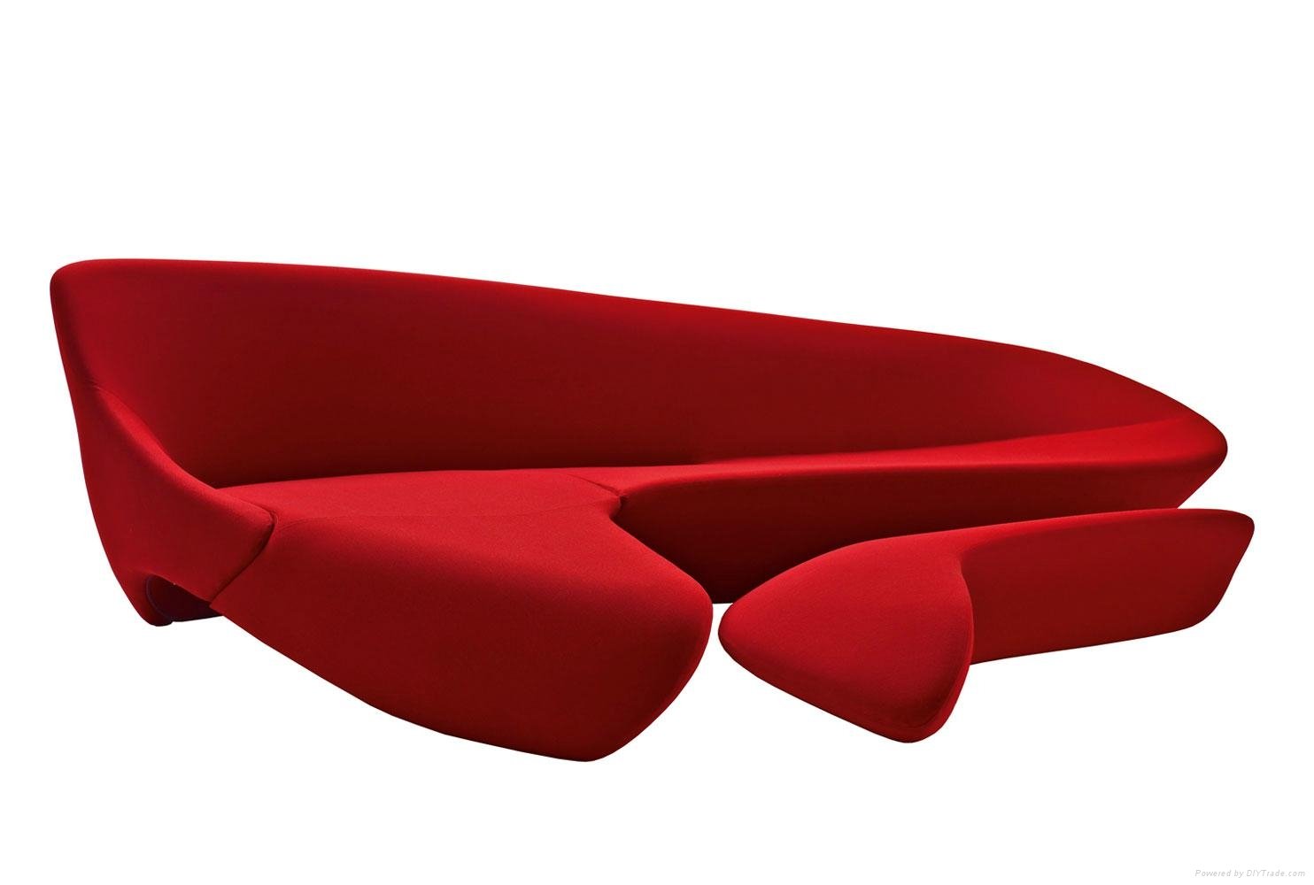 Moon Sofa with Ottoman From Moon System Sofa 3