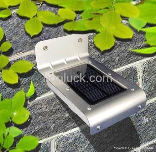 Sound activated is 55DB Solar sound sensor wall lamp 5
