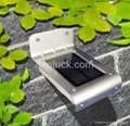 Sound activated is 55DB Solar sound sensor wall lamp 5