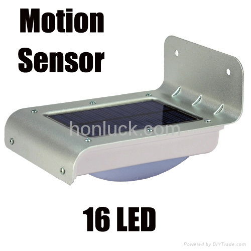 Solar motion sensor light