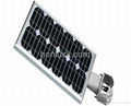 10W LED, 25W Solar Module  Solar Integrated Courtyard Light 2