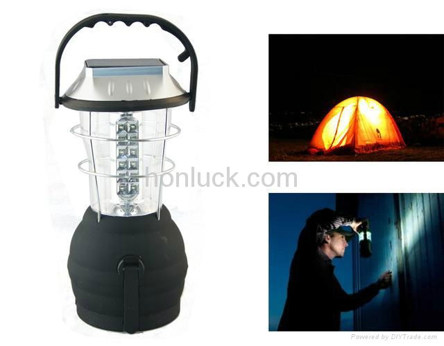 Solar &Crank Dynamo Lantern for camping, boating, fishing, car repairs etc