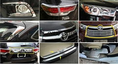 Chrome Accessories for Toyota Highlander 2015