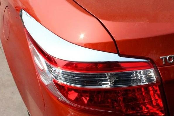 Chrome head light trims tail light trims fog light trims For Toyota VIOS 2013-On 3