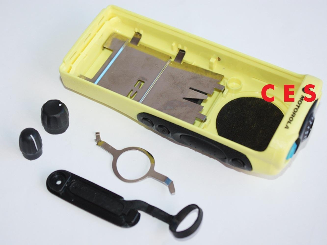 Yellow New Front Outer Housing Cover For Motorola HT750