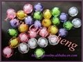 factory wholesale - color acrylic round beads 2