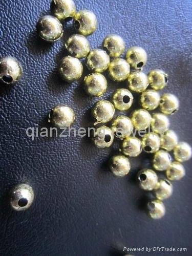 silver and gold beads,plating beads accessories 5