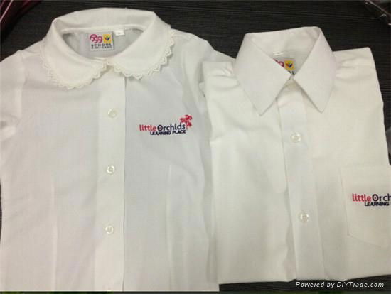 Girls boys shirts school uniform shirts white schools shirts for kids