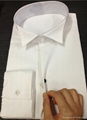 White Tuxedo Shirts Mandarin Wing tip collar man Shirts Wedding drss shirts 3