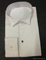 White Tuxedo Shirts Mandarin Wing tip collar man Shirts Wedding drss shirts 4